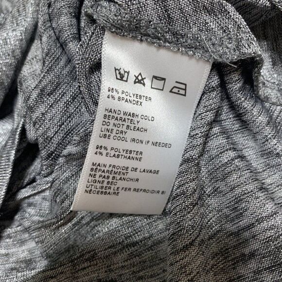 kimchi blue black gray metallic tank top cami crop xs - Picture 4 of 4